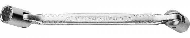 Kraftool 27210-08-09 Шарнирный гаечный ключ двухсторонний 8 х 9 мм