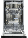 Graude Встраиваемая посудомоечная машина VG 45.2 S | Вместимость: 10 комплектов посуды | Количество программ: 8  | Расход воды за цикл: 8 л | Энергопотребление за цикл: 660 Вт*ч | Размеры (Ш х В х Г): 448 х 815 х 550 мм | Страна-производитель: Германия 