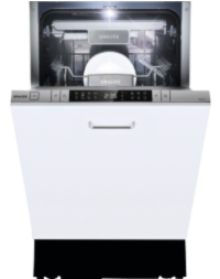 Graude Встраиваемая посудомоечная машина VG 45.2 S | Вместимость: 10 комплектов посуды | Количество программ: 8  | Расход воды за цикл: 8 л | Энергопотребление за цикл: 660 Вт*ч | Размеры (Ш х В х Г): 448 х 815 х 550 мм | Страна-производитель: Германия 