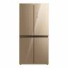 Korting KNFM 81787 GB Четырехдверный холодильник Общий объем - 456 л, внешнее покрытие-стекло, размораживание - No Frost, размеры: 83.3 см х 177.5 см х 65.5 см