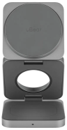 uBear Balance Ultra | Беспроводное компактное зарядное устройство 3 в 1 | Qi2.2 | MagSafe | Мощность: 35 Вт | WL31SG31BL-AW