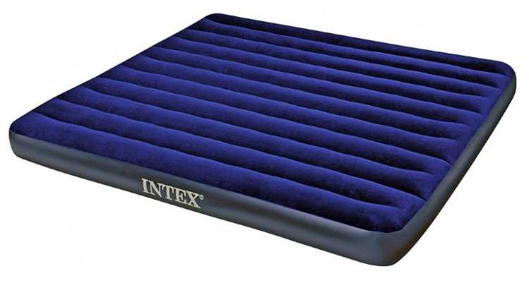 Надувная кровать 183x203x25 кинг Intex
