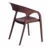 Tetchair кресло TINTO (mod. PC59)  пластик, 60 х 63 х 83 см, Brown (коричневый) 14 / 19416