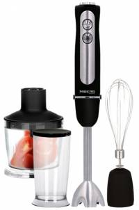 Блендер HIBERG HB 1041 Br / 1000 Вт, турборежим, измельчитель, стакан, венчик