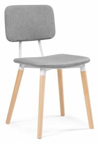 Woodville деревянный стул "Klint" , gray / wood , материал ножек - массив бука , материал обивки - ткань , 43см*58см*82см / 15298