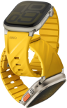 Uniq Ремешок для Apple Watch 49-40 mm FLUO Silicone Rubber Golden Yellow