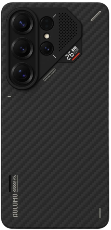 Aulumu Чехол для Samsung S26 Ultra | Арамидное волокно | Совместим с MagSafe | черный S26 Aramid Fiber 