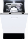 Graude Встраиваемая посудомоечная машина VG 45.0 | Вместимость: 10 комплектов посуды | Количество программ: 4 | Расход воды за цикл: 9 л | Размеры (Ш х В х Г): 448 х 815 х 550 мм | Страна-производитель: Германия | Цвет: Белый 