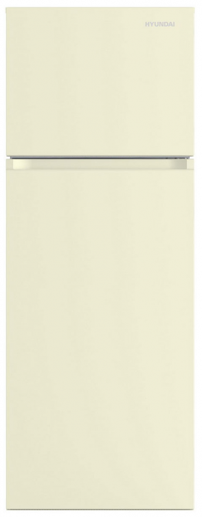 Hyundai двухкамерный холодильник CT5046FBE | объем: 490 л | No Frost | размеры ДхВхШ: 70.3x185.5x70.3см | цвет: бежевый