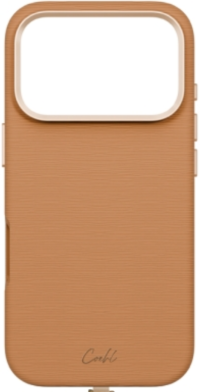 Uniq Чехол для iPhone 17 Pro | Поддержка MagSafe | Нейлоновый шнурок 50 см | COEHL Strap series Mirelle, Pecan Brown