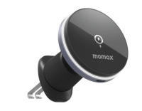 Momax Q.Mag Mount CM25A - автомобильный магнитный держатель с беспроводной зарядкой 15 Вт: надёжная фиксация и быстрая зарядка в дороге.