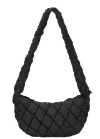 Сумка Gaston Luga Quilted Crossbody, 30 х 21 х 8 см, 0.17кг, черный 
