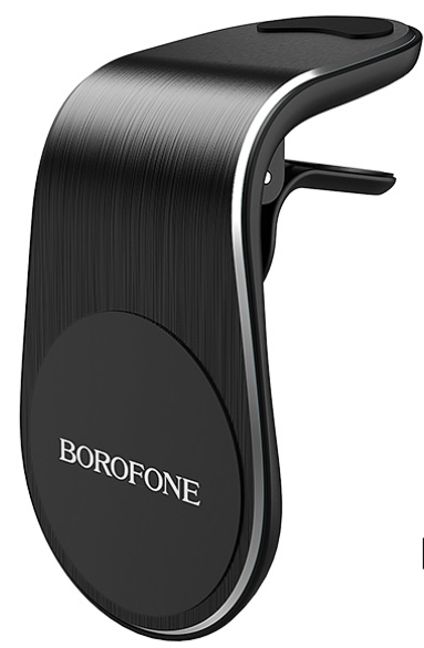 Автомобильный держатель Borofone BH10, магнитный, 3.5"- 6", черный, на воздуховод