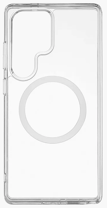 uBear Real Mag Case | Чехол для Samsung Galaxy S25 Ultra | Прозрачный магнитный чехол | Поддержка MagSafe и Qi2 | Усиленная защита от ударов | Тонкий и прочный дизайн