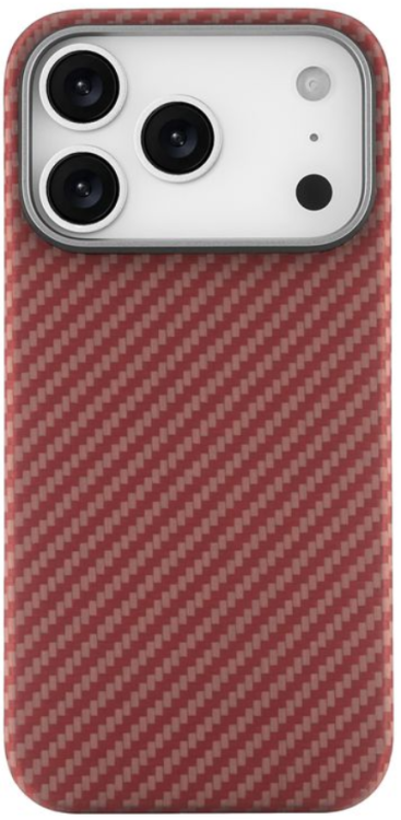 uBear Чехол для iPhone 17 Pro | Ультратонкий | Кевлар | MagSafe | Supreme Case, Оранжевый