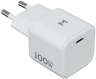 Magssory Сетевое зарядное устройство | Мощность 100 Вт, GaN | 1 порт: USB-C | Сверхбыстрая зарядка, white 