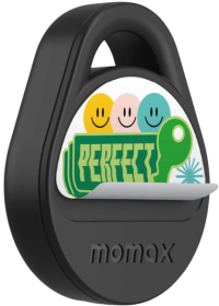 Momax Трекер Pinpop 2X | Отображается в Find My Locator, black