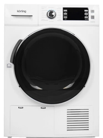 Korting Сушильная машина KD 60T81 | Загрузка: До 8 кг | Отложенный старт: До 24 часов | Программы сушки: 16 | Индикация загрязненности фильтра: Да | 845x595x615 мм