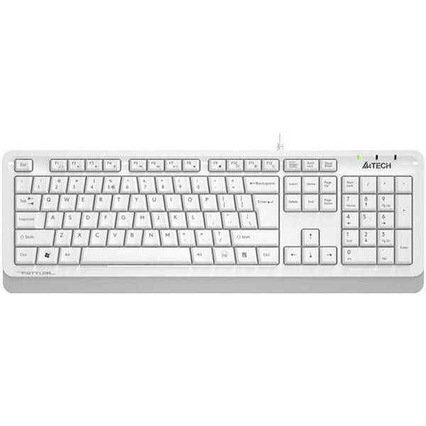 Клавиатура A4Tech Fstyler FKS10 белый/серый Global