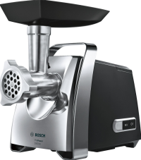 Bosch MFW 67440 мясорубка | мощность - 700Вт | производительность - кг/мин 3.5 | серия - ProPower | количество насадок - 7 | материал корпуса - пластик  