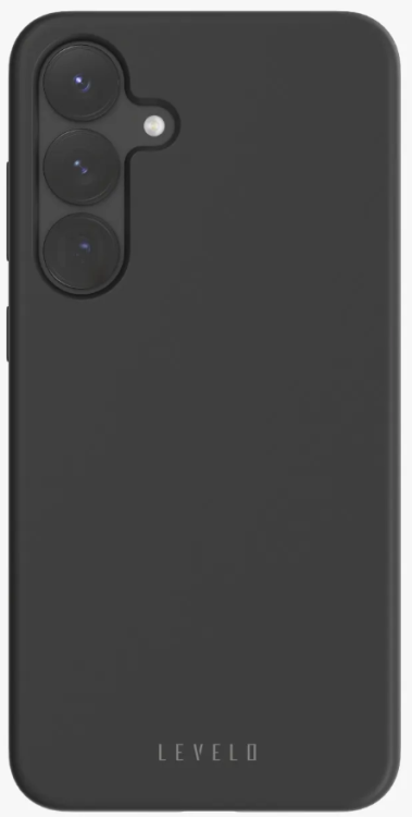 Levelo Чехол для Samsung S25 Plus | Совместим с MagSafe |  Ударопрочные углы | Металлическое кольцо вокруг камеры, Iris Liquid Silicone Case  