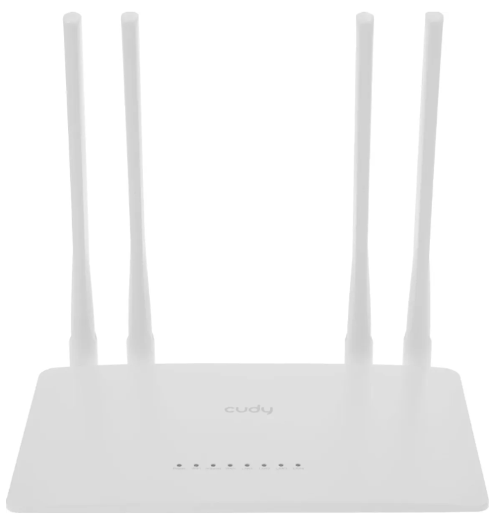 Cudy Роутер беспроводной WR1200 | AC1200 | Двухдиапазонный Wi-Fi (2.4 GHz + 5 GHz) | Общая скорость до ~1200 Мбит/с по Wi-Fi | Ethernet порты 10/100 Мбит/с (не гигабитные) | Поддержка до ~40 устройств