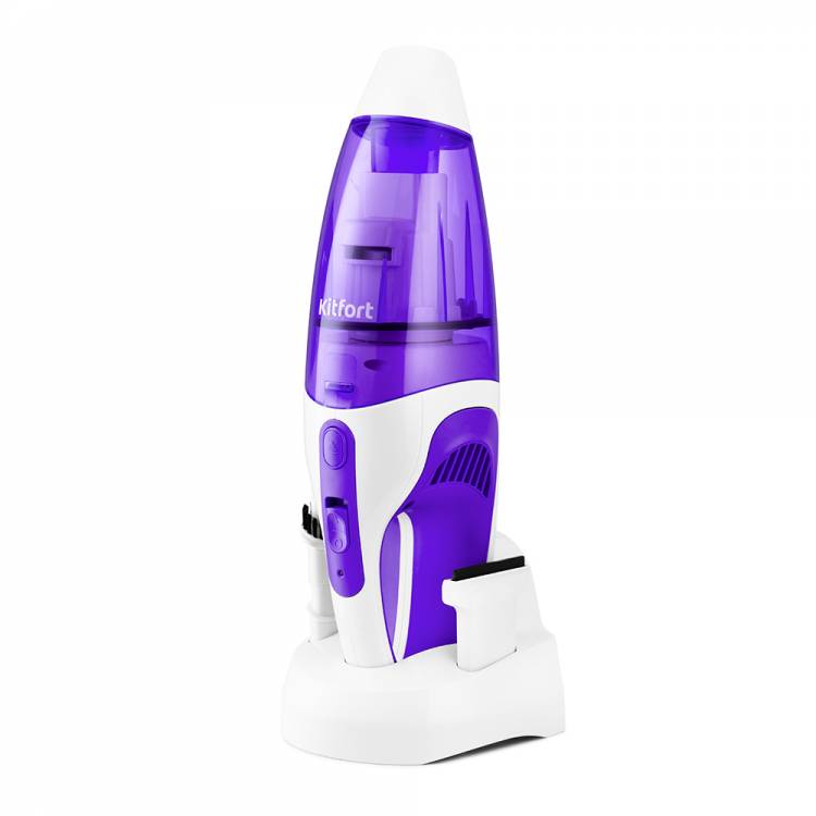 Kitfort КТ-5119-1  бело-фиолетовый Ручной пылесос