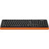 Клавиатура A4Tech Fstyler FKS10 черный/оранжевый Global