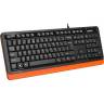 Клавиатура A4Tech Fstyler FKS10 черный/оранжевый Global