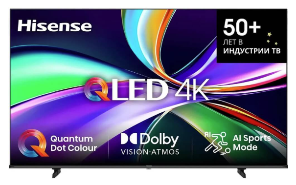 Hisense 65E7Q (2025) 65" 4K UHD QLED Smart TV Телевизор 
