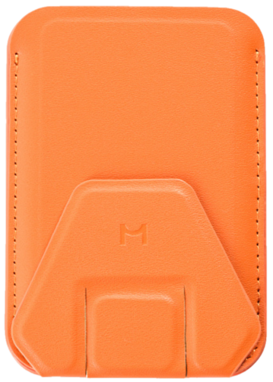 Magssory Кошелек-кардхолдер | Совместимость с MagSafe | Вмещает до 3-х пластиковых карт, Orange