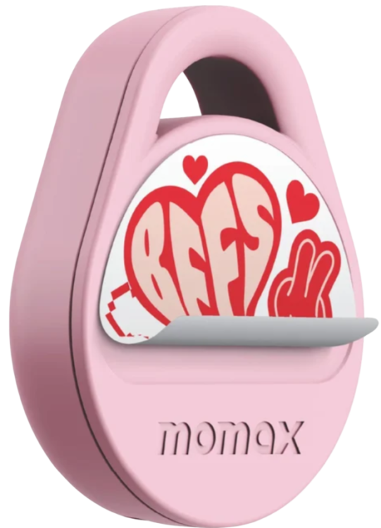 Momax Трекер Pinpop 2X | Отображается в Find My Locator, pink