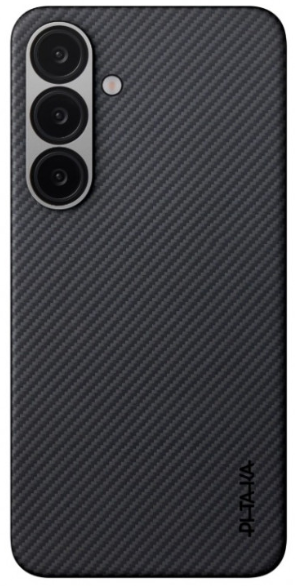 Pitaka Чехол для Samsung S25 | Ultra-Slim Case 600D | Black/Grey (Twill)