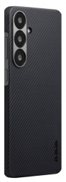 Pitaka Чехол для Samsung S25 | Ultra-Slim Case 600D | Black/Grey (Twill)