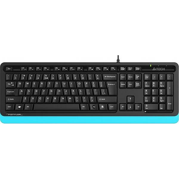 Клавиатура A4Tech Fstyler FKS10 черный/синий Global