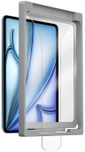 Uniq стекло для iPad Air 11 (2024/25) | Умный аппликатор EXOFit | Олеофобное покрытие | Класс прочности: 9H | Закругленные края 2.5 D | Optix Clear