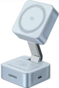 Ugreen Беспроводное зарядное устройство MagFlow 2-in-1  Magnetic 25W | Qi 2.2, W752
