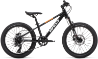 Welt Детский велосипед Brave 1.0 HD (2026) | На рост: 130-145 см | Возраст: 7-9 лет | Диаметр колеса: 20" | Рама: Алюминий, Alloy 6061 | Вилка: 2ROXX: 440, Alloy, 60mm travel, Preload, Tapered Crown, MLO, Soft spring | Fast Black