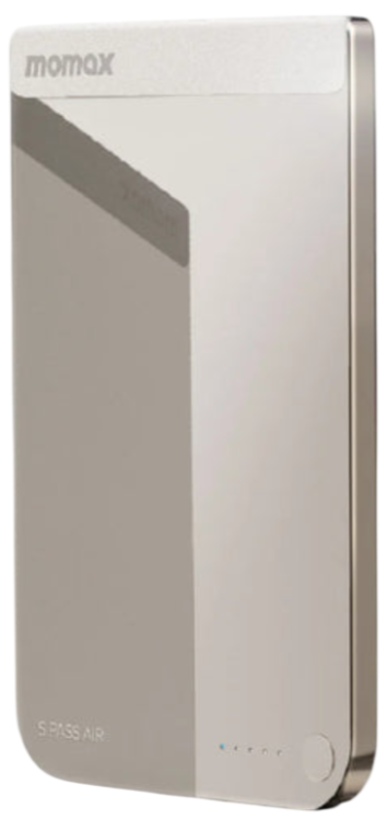 Momax 1-Power S.Pass Air Внешний аккумулятор 5000mAh | Qi15W/PD20W | Совместим с MagSafe | titanium