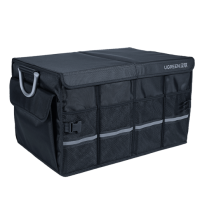 Ugreen органайзер для багажника LP256 (80710) Car Trunk Organizer 55L Oxford+Aluminium Alloy. Цвет: черный