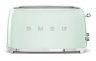 Тостер SMEG TSF02PGEU пастельный зеленый в стиле 50-х г.г./ 4 ломтика, корпус из нержавеющей стали, 6 уровней поджаривания