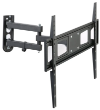 Hama Кронштейн для телевизора R1 118157 черный | диагональ экрана: 35"-75" | максимальный вес: 30кг | поворот: есть | наклон: есть