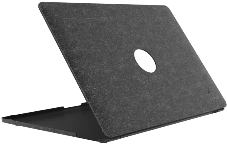 Levelo Чехол для Macbook Pro Cover 15" (M2, M3, M4 | 2023–2025), Gevena Leather, Black