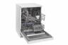 Посудомоечная машина Hyundai DF105 белый / расход воды - 11 л, кол-во комплектов - 12, защита от протечек, 84.5 см x 59.8 см x 60 см Global