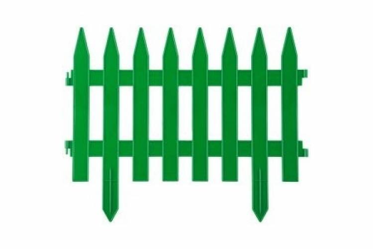 Забор декоративный Grinda "Классика", 28x300см, зеленый 422201-G