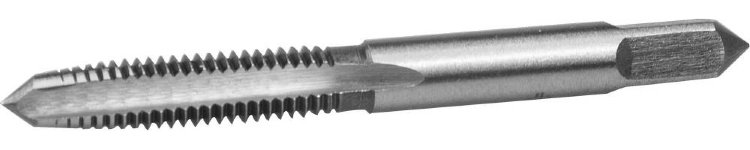 Зубр "МАСТЕР" М6 x 1,0 Метчик ручные, одинарный для нарезания метрической резьбы