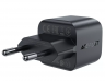  Acefast адаптер сетевой A77 mini, PD30W GaN USB, цвет: черный 