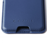 Mujjo Кожаный картхолдер с Magsafe для вашего iPhone, Monaco Blue