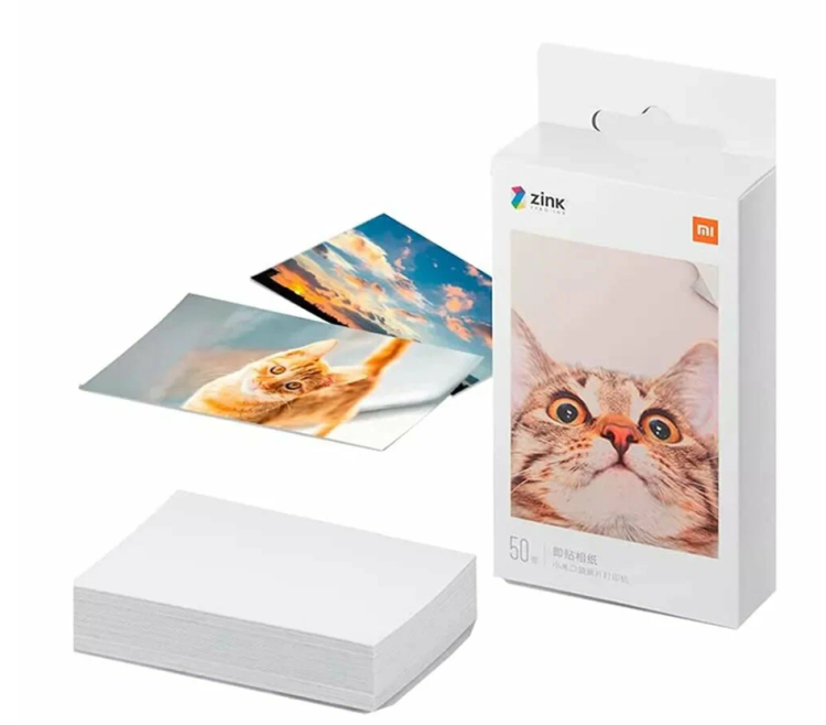 Цветная Фотобумага для принтера Mi Liene Portable Photo Printer 50шт
