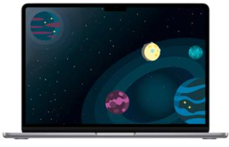 Apple Macbook Air 13" 8/256GB (2022 M2) MLXW3, Black